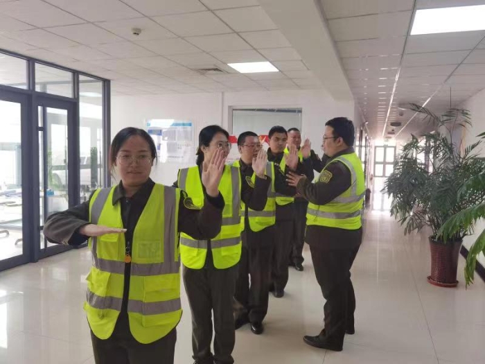 冀州西站积极开展肢体礼仪学习交流活动