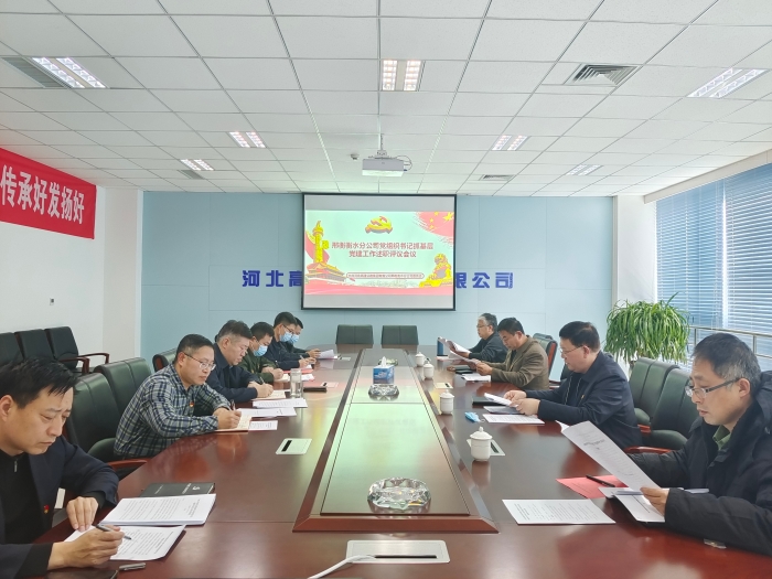 邢衡衡水分公司组织召开2021年度基层党组织书记抓党建工作述职评议会3