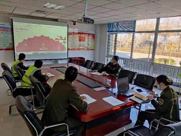 衡水西收费站传达学习集团公司2022新春贺词 衡水西收费站传达学习集团公司2022新春贺词